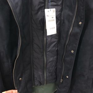 Zara Man double lined suede jacket